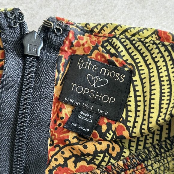 Kate Moss for Topshop Halterneck Kaftan Liberty Dress ASO Blake Lively - Picture 7 of 8